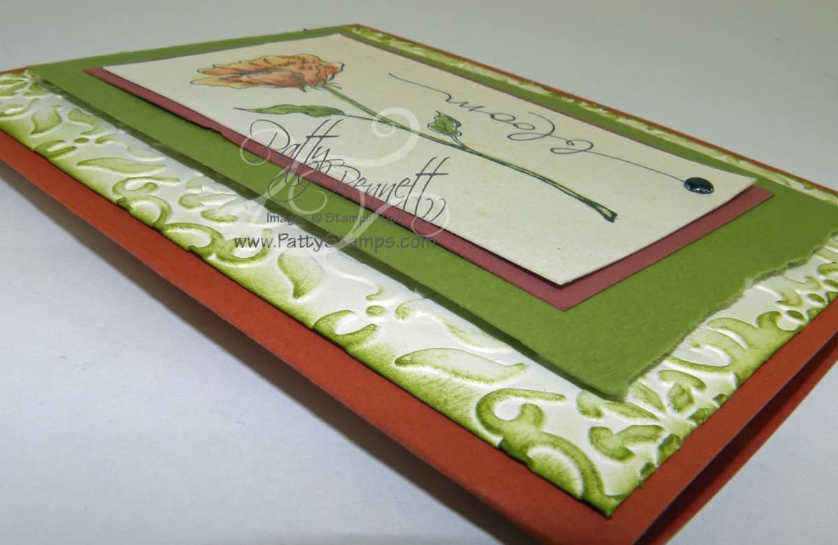 Vintage Wallpaper Embossing Folder Patty Stamps