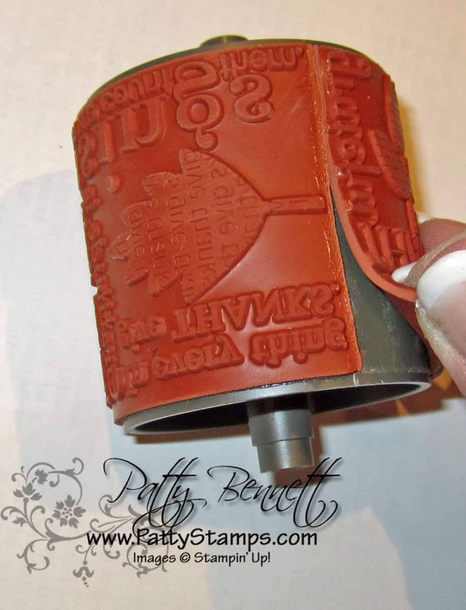 Custom Stamps from your Stampin' Up! Wheels Patty Stamps