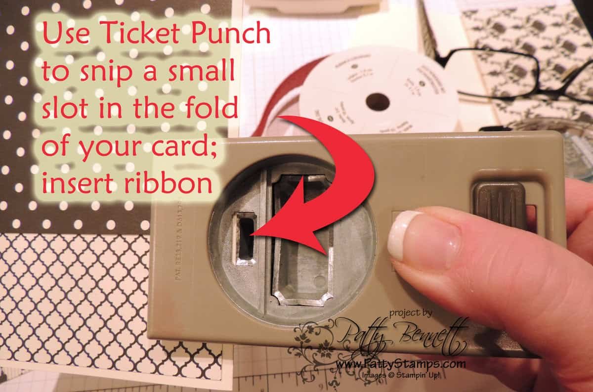 Do you miss the Stampin Up Slot Punch? Patty Stamps