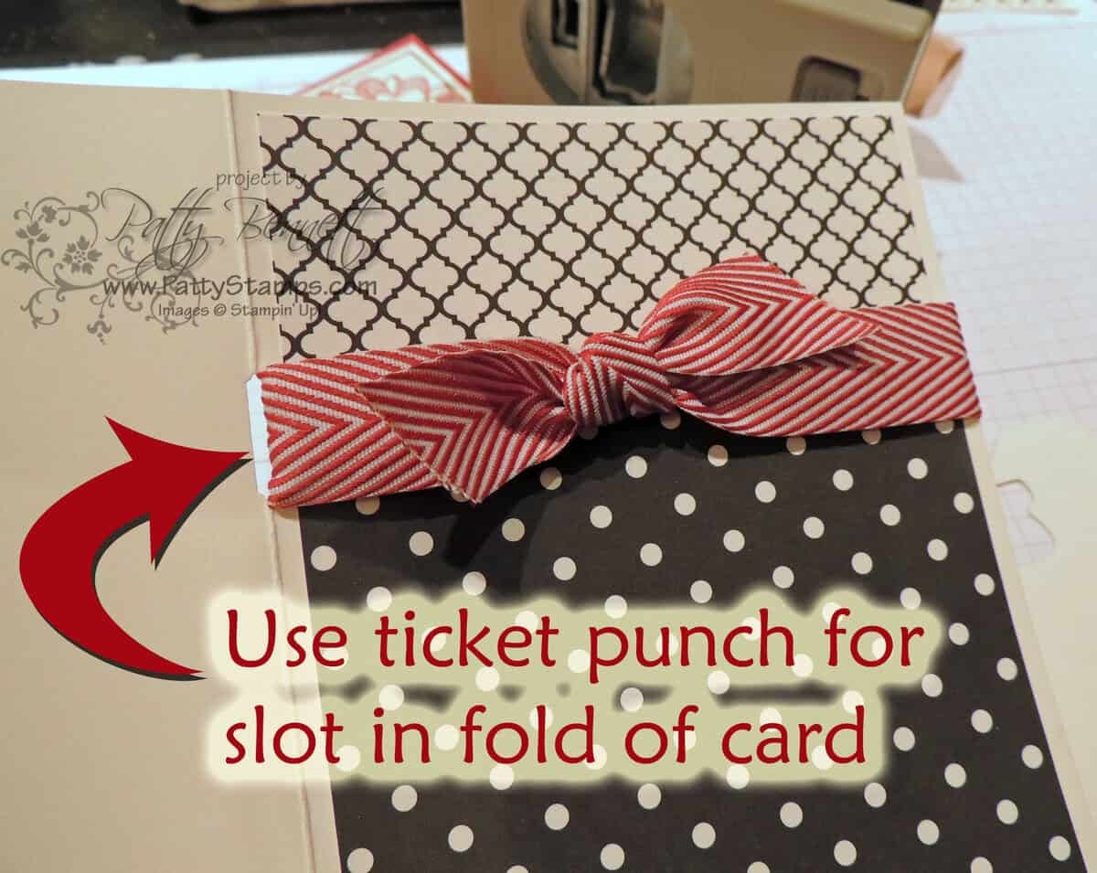 Do you miss the Stampin Up Slot Punch? Patty Stamps