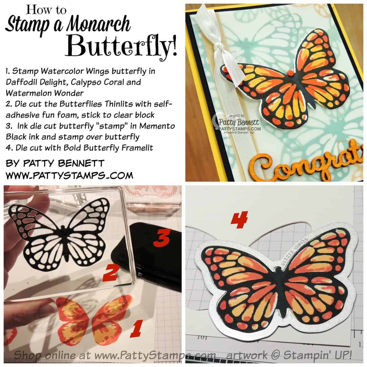 Make your own Butterfly Stamps! Patty Stamps