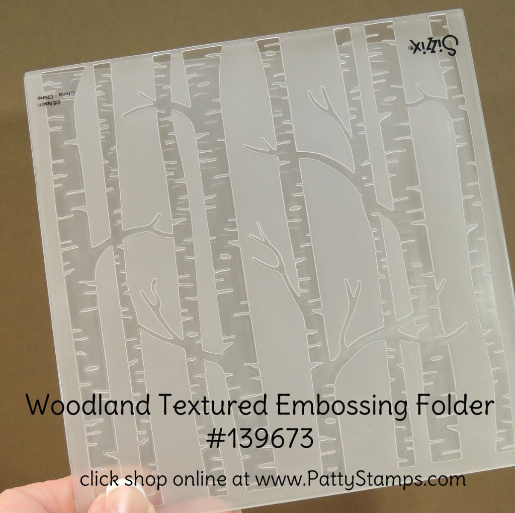Woodland Embossing Folder is Coming Back! Patty's Stamping Spot