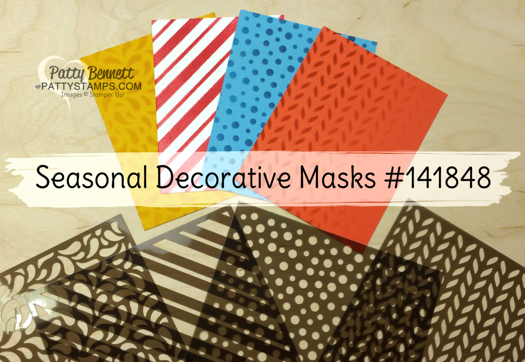 How to Use the Seasonal Decorative Masks video tutorial Patty Stamps