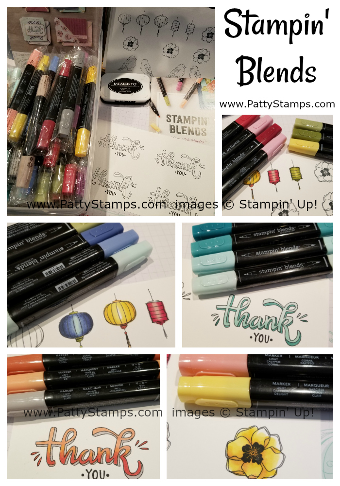 Stampin' Blend Markers Video Review Patty Stamps