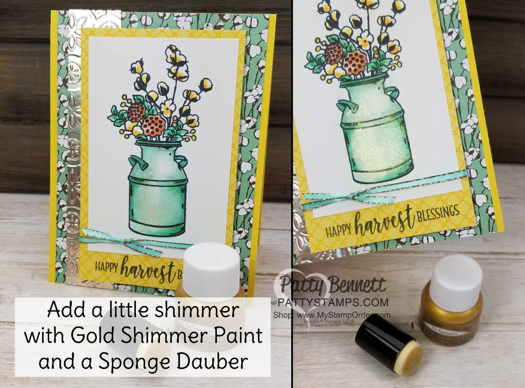 How to use Shimmer Paint on your Crafting projects Patty Stamps