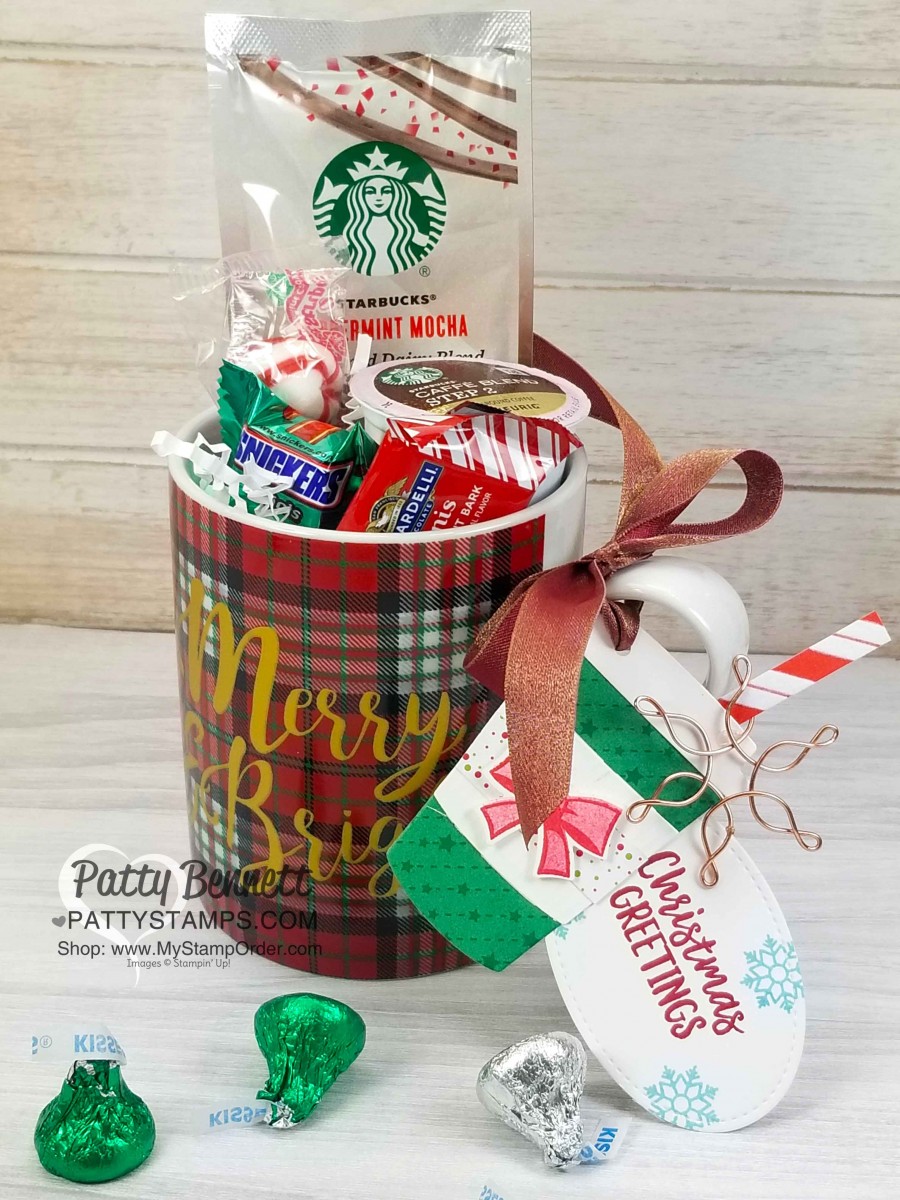 Starbucks Peppermint Mocha Latte Coffee Cup Gifts Patty Stamps