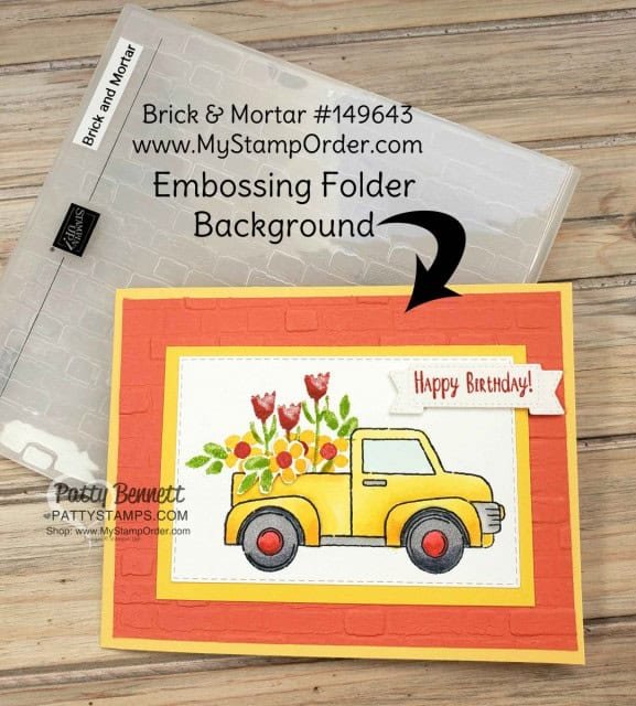 Ride with Me Truck full of flowers! Patty Stamps