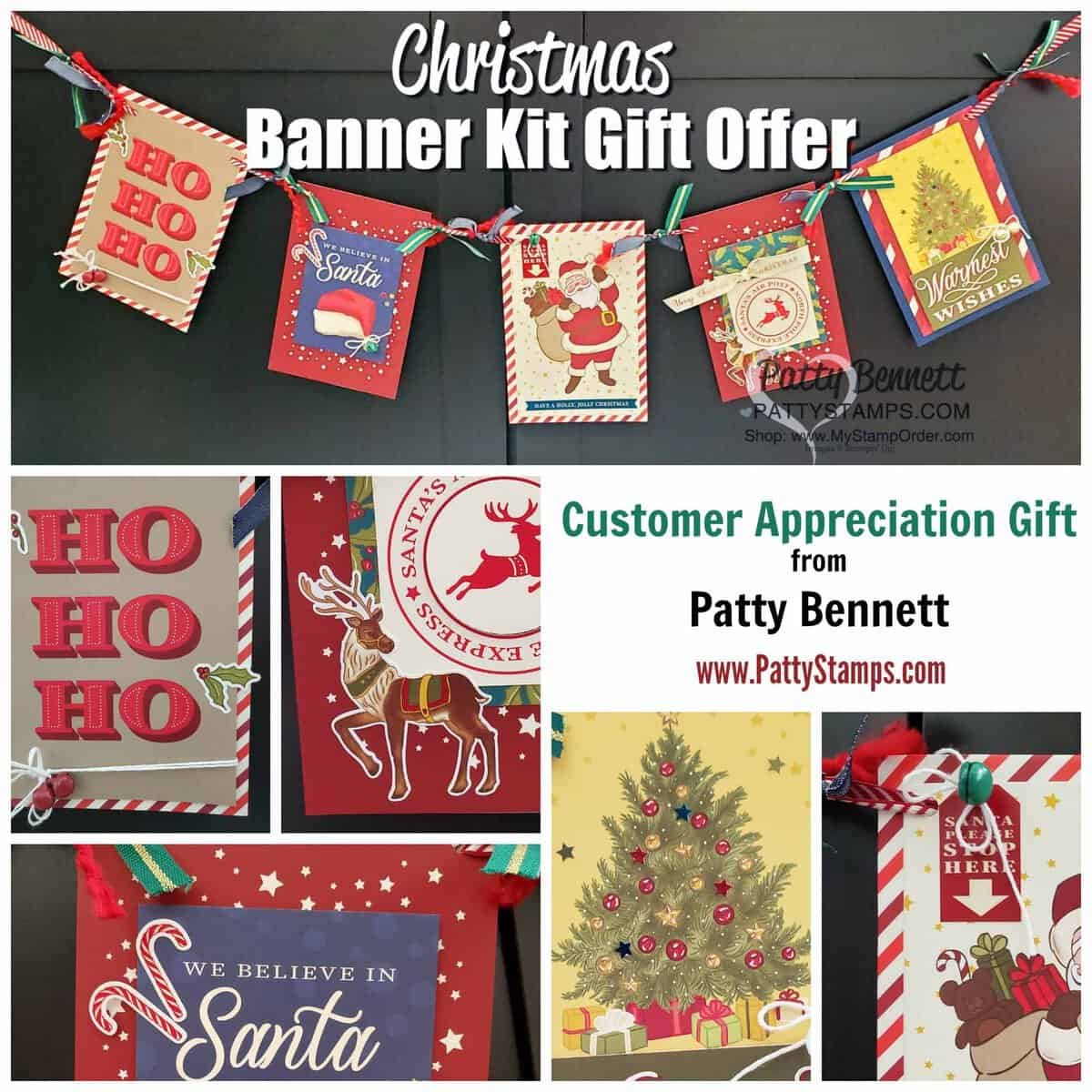 Night Before Christmas Banner Kit Offer Patty Stamps