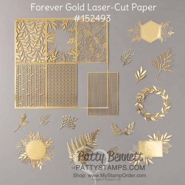 Forever Gold Laser-Cut Cards