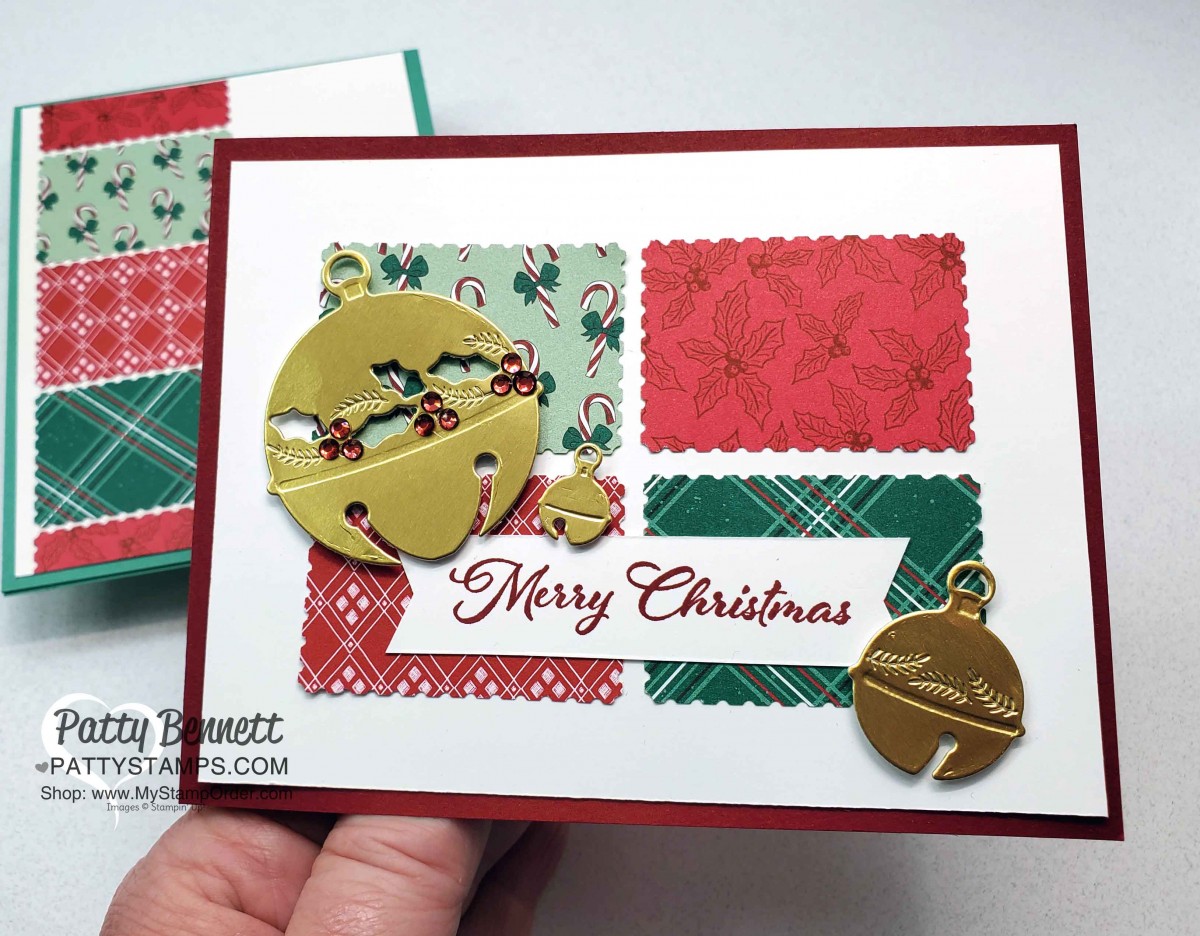 Postage Stamp Punch Christmas Card Ideas Patty Stamps
