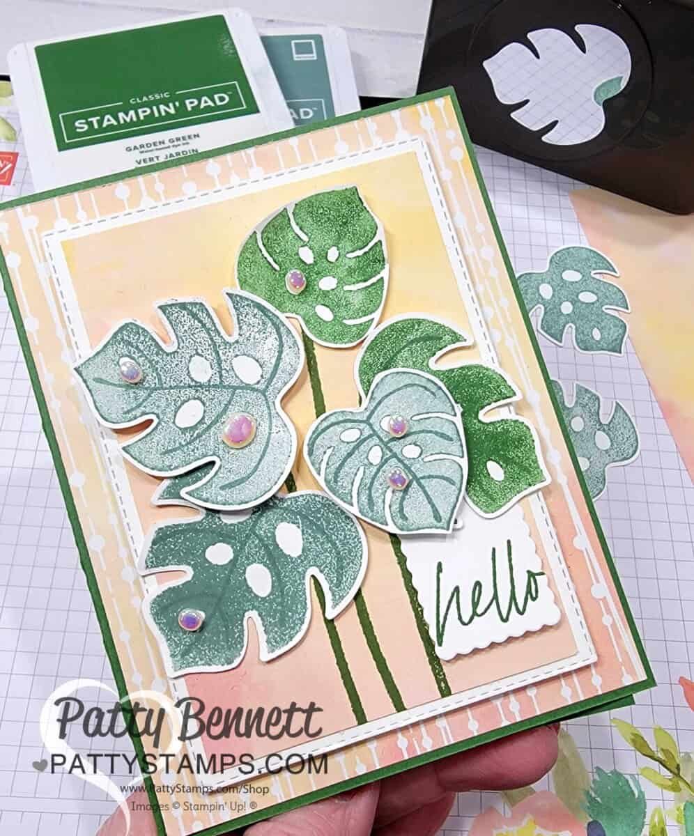 New Tropical Leaf Bundle from Stampin' Up! Patty Stamps
