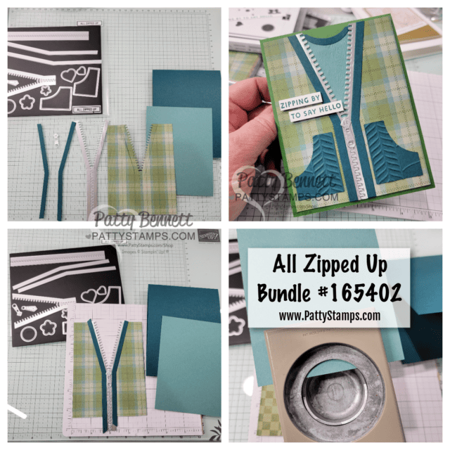 Tips for making cards with All Zipped Up!